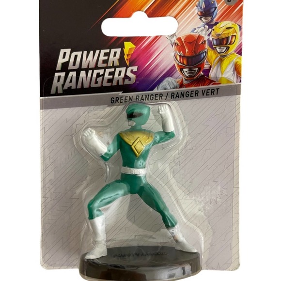 Hasbro Power Rangers Set of 5 Figures 2.5" Red Blue Black Pink Green - Picture 4 of 7